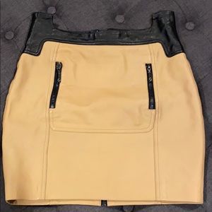 Stella & Jamie Leather Skirt Size Small